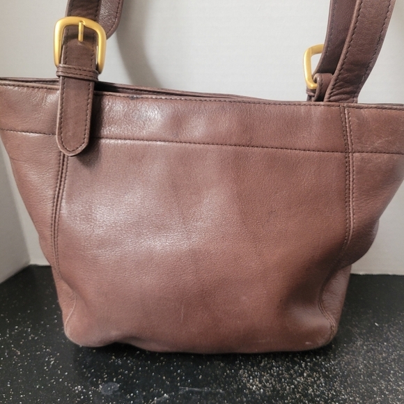 Tignanello Brown Leather Tote - Picture 4 of 10